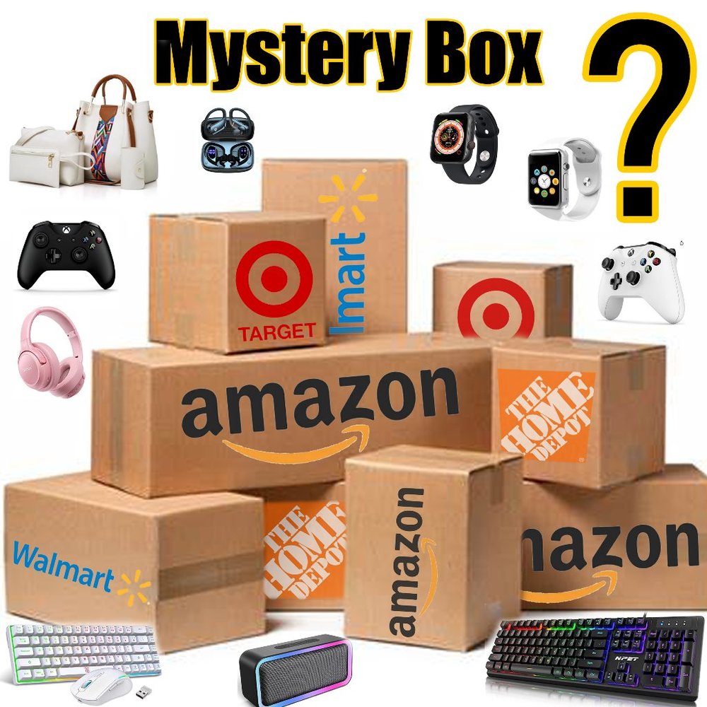 Wholesale - Mystery Box, All Brand New, Returns, Overstock, shelf-Pulls -Resell